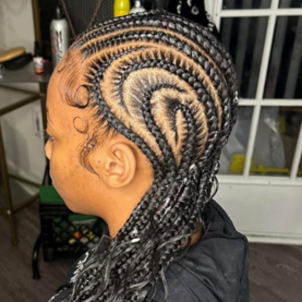 7-14 Stitch Braids at Legendary Stylez in Charleston, SC