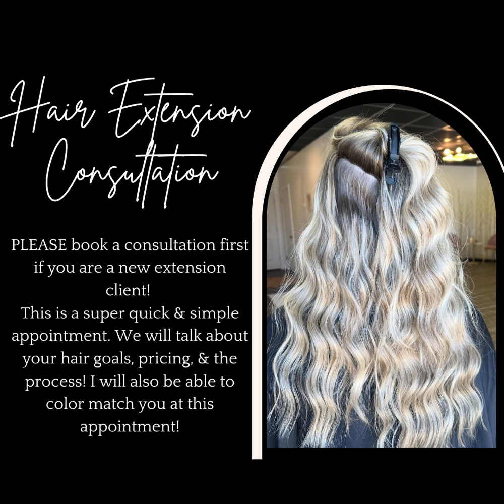 hair extension consultation at Salon Twenty-Seven in Jonesboro, AR
