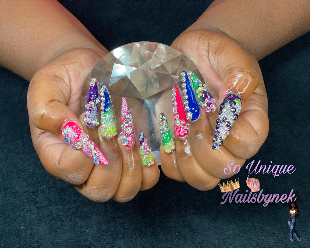 Cardi B Set (rhindstoned Out)
