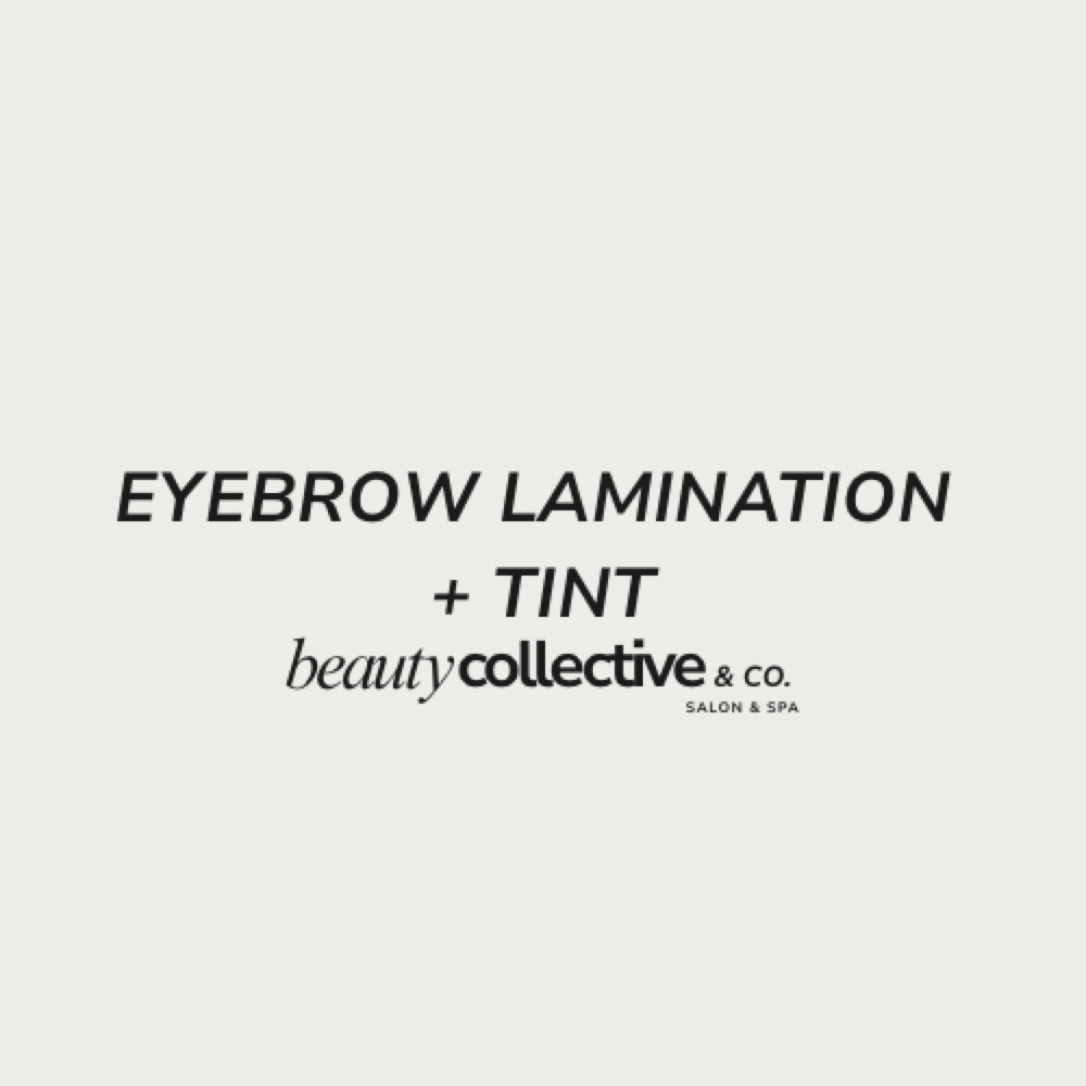 Eyebrow Lamination + Tint at Beauty Collective in Rochelle, IL