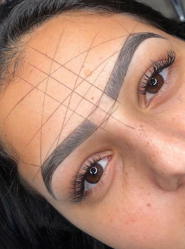 Eyebrow shaping and waxing