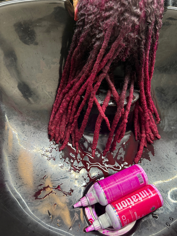 Loc Semi- permanent Color at Vain Galore Salon & Spa in Austell, GA