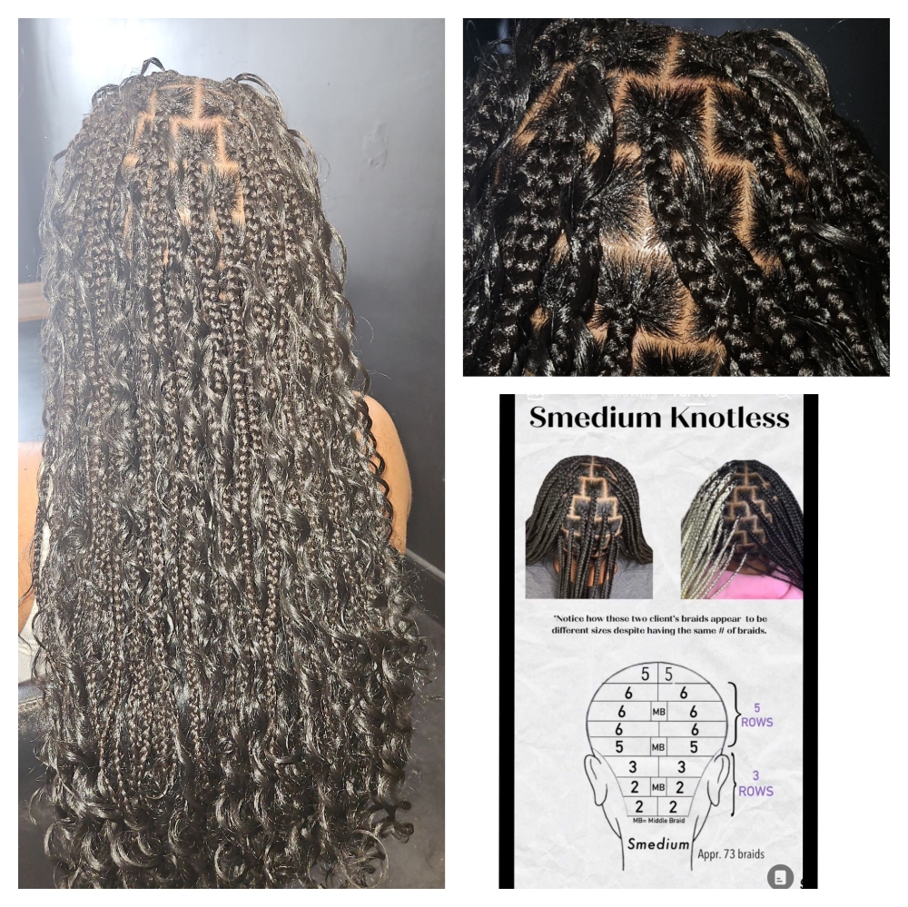 Smedium Boho Knotless