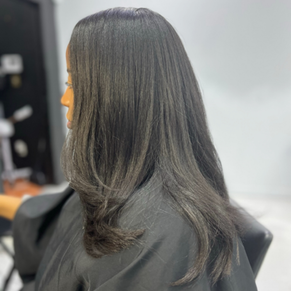 Virgin Relaxer / Texture Release at Mane lane salon in Sugarland, TX