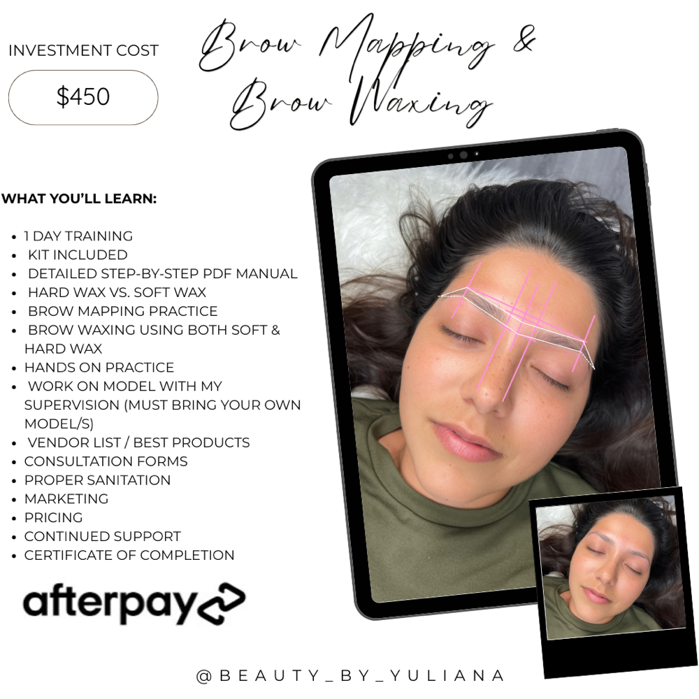 Brow Mapping & Wax Training