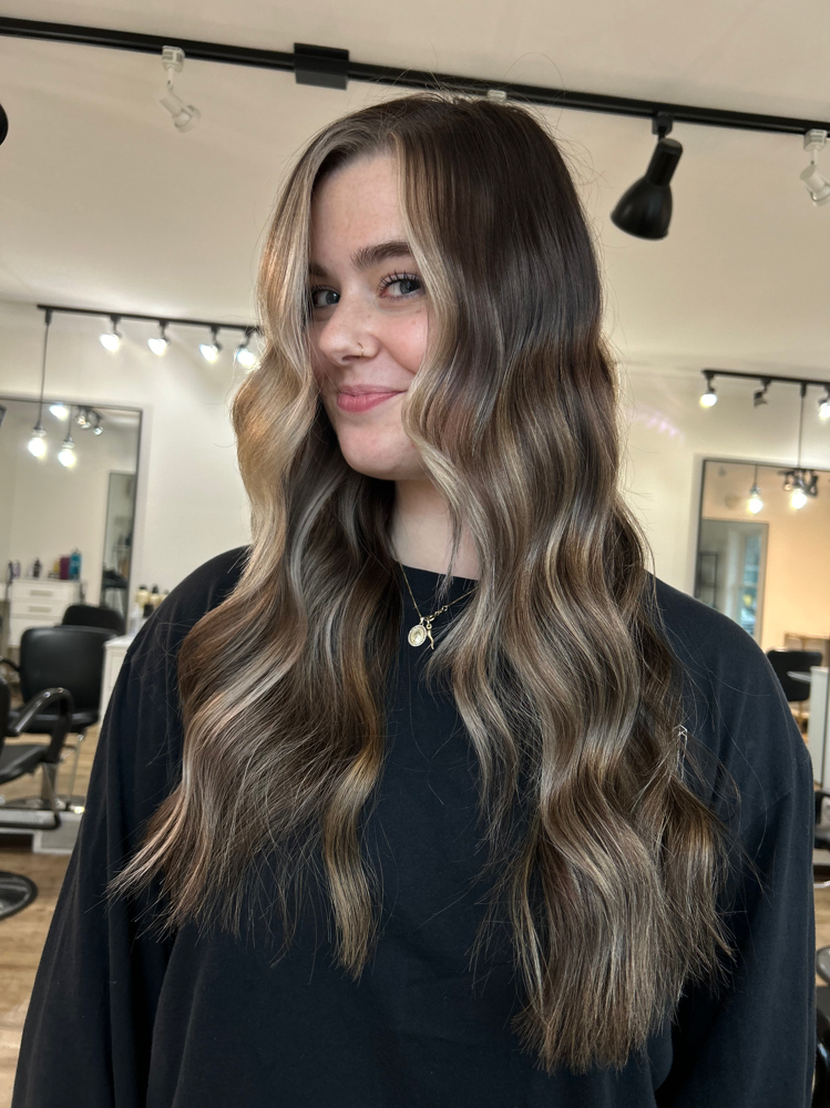 Partial Head Foil + Gloss + Blowout