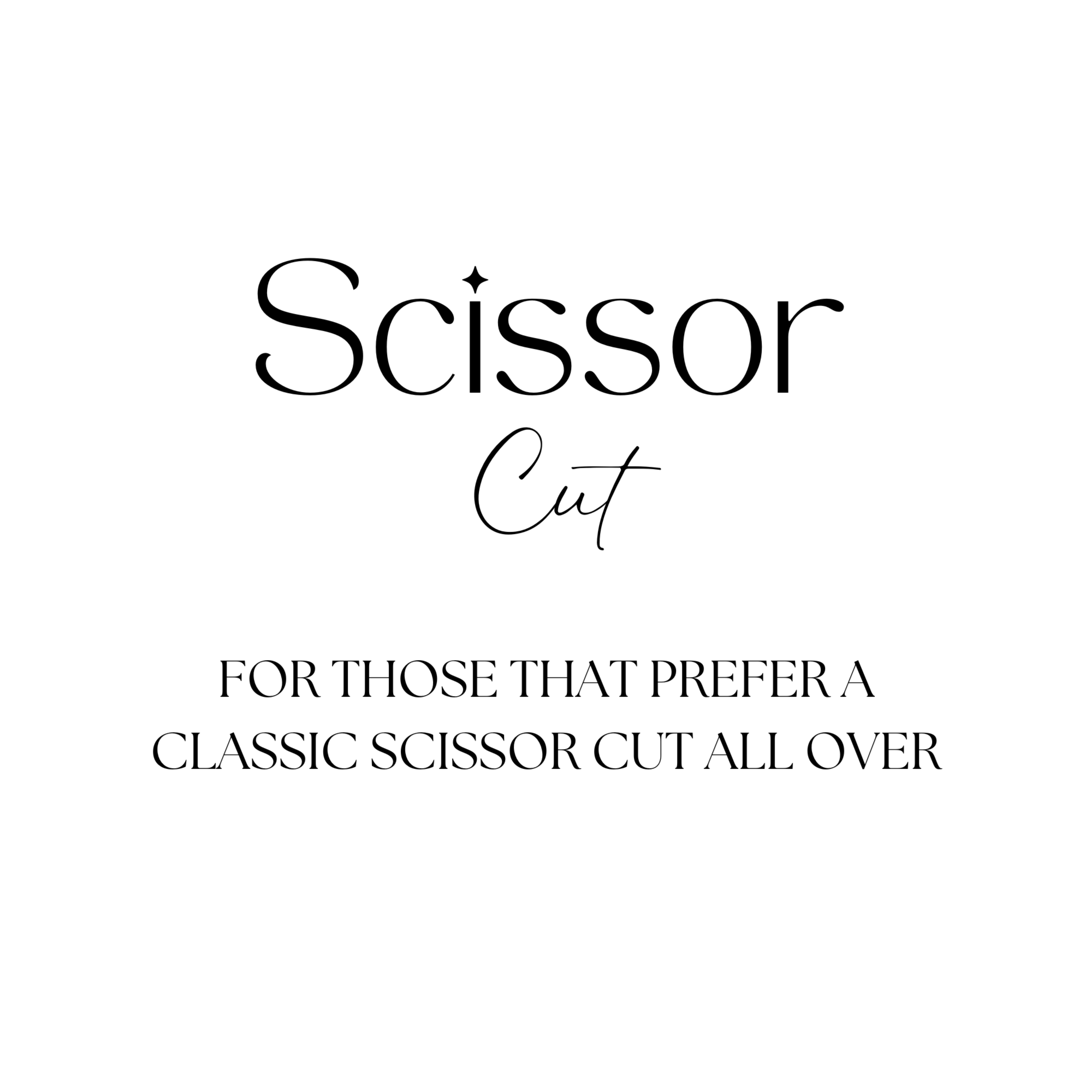 Scissor Cut (all over) at Lovettsville Hair Studio in Lovettsville, VA