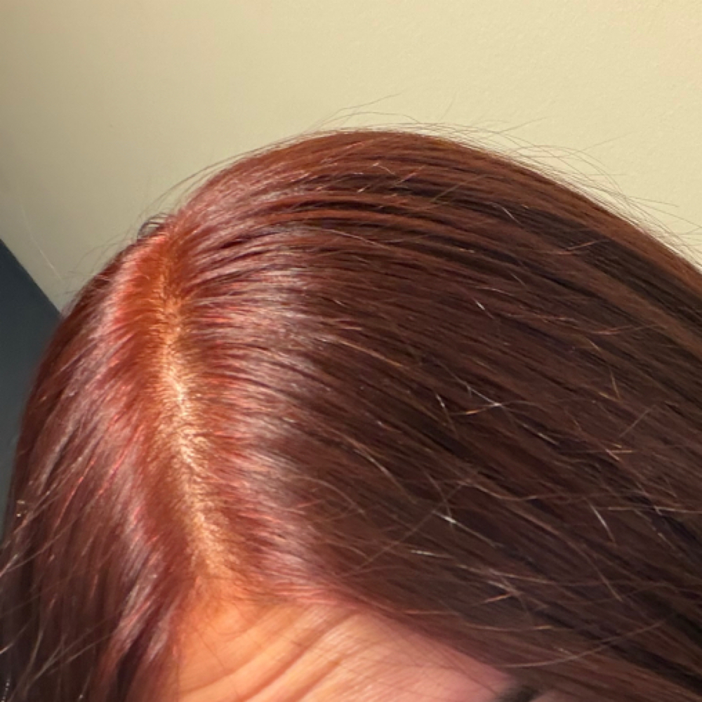 root color touch up at Giselles hairstyle corp. in Bronx, NY