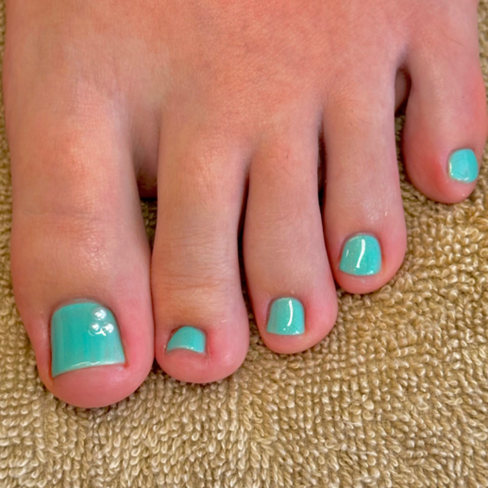 Gel Polish Pedicure at Set & Stone Nail Suite in Manchester, TN