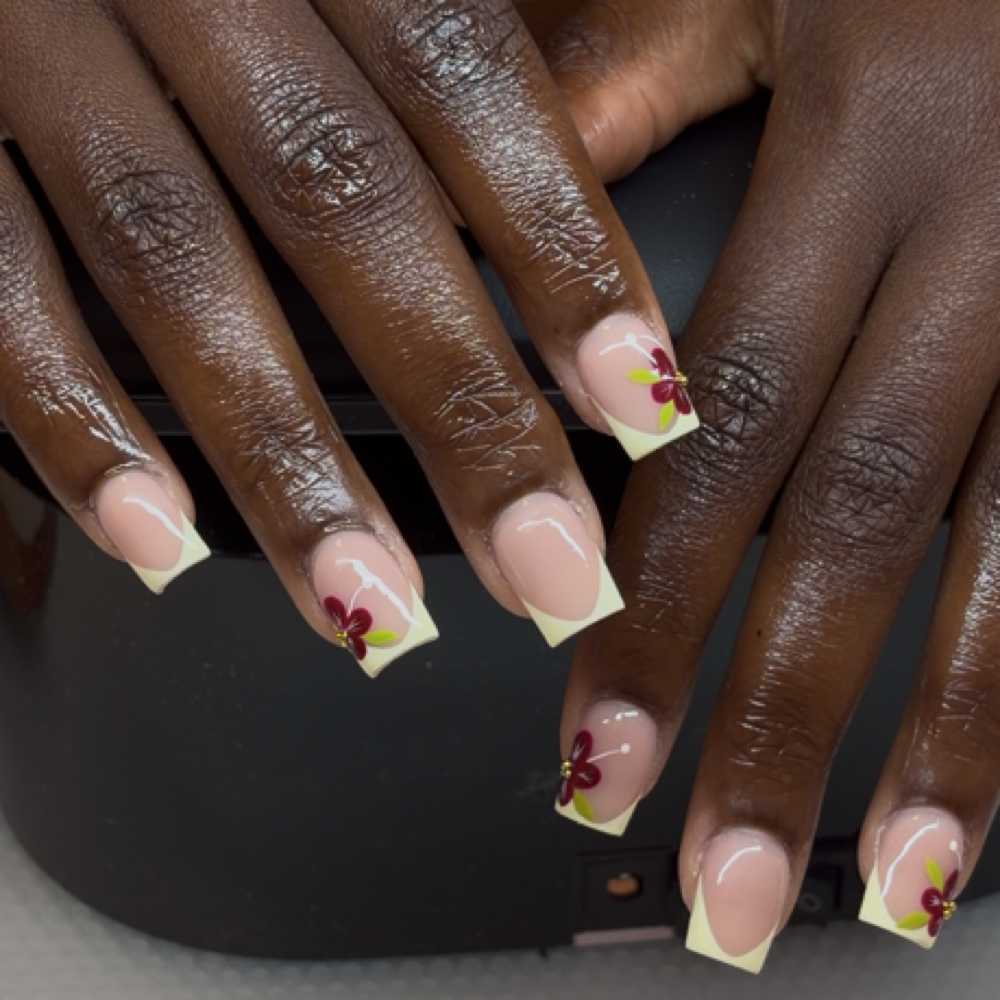 ACRYLIC FULL SET *Jasani* at Metzli Nail Bar & Spa in Temple, PA