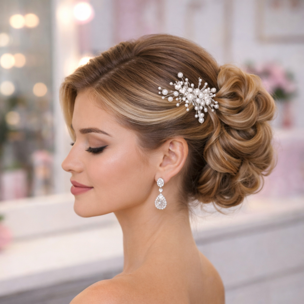 Updo w/ Kristina at WAVE Hair Studio in Beaver Dam, WI