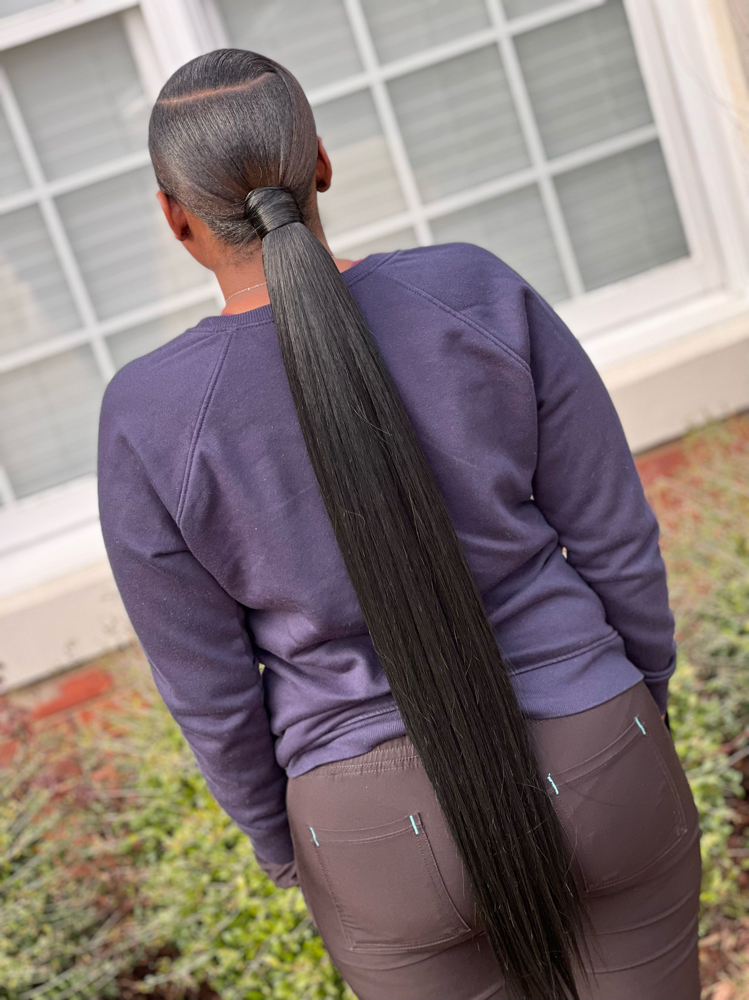 Sleek Ponytails