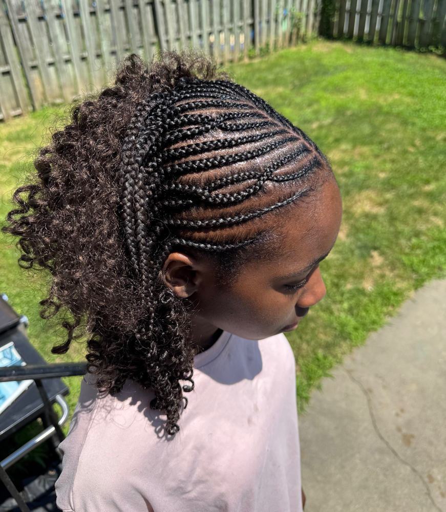 Kids Fulani Crochet Braids