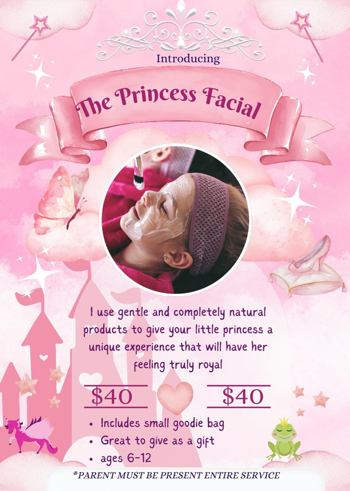 Little Princess Facial at Hair Headquarters in Harper, KS