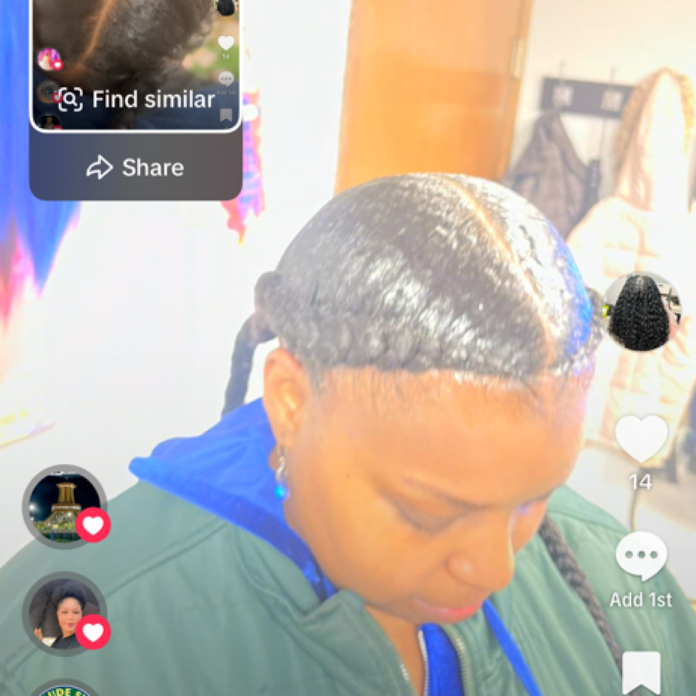 2 Feedins at Bebe African Hair Braiding LLC in Milwaukee, WI