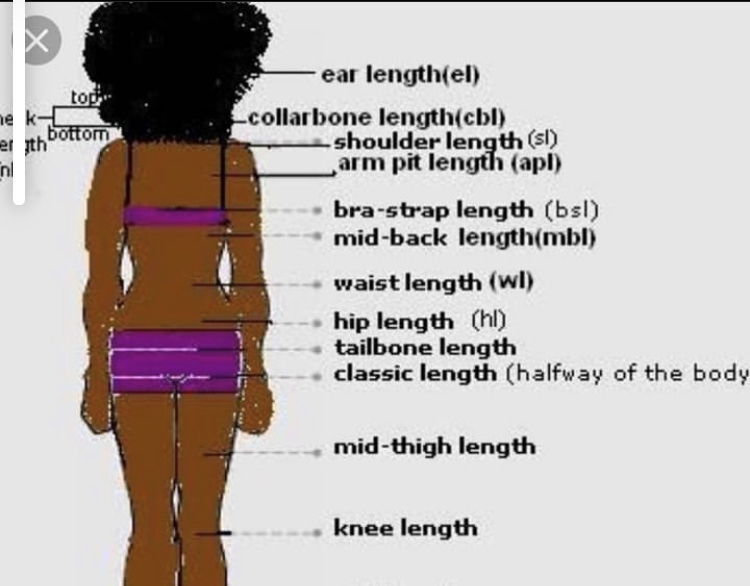 ADD ON-Knee Length at Beautiful Braids LLC in Oakland, CA
