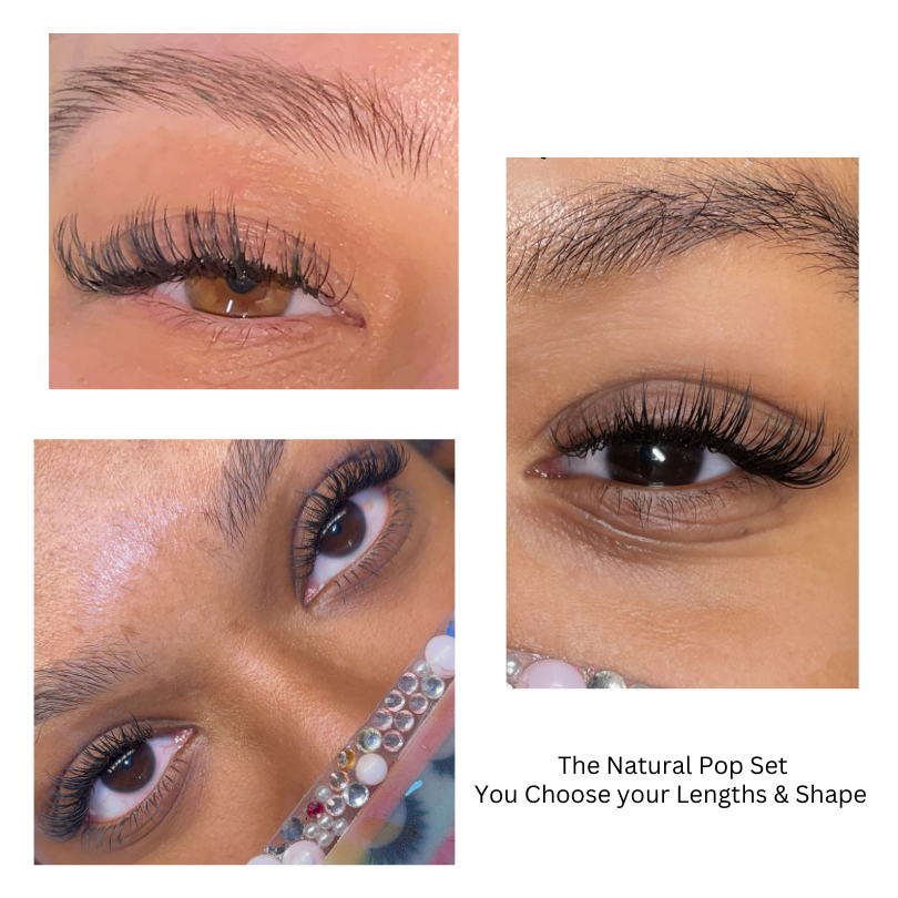 New Clients:Natural Pop Full Set