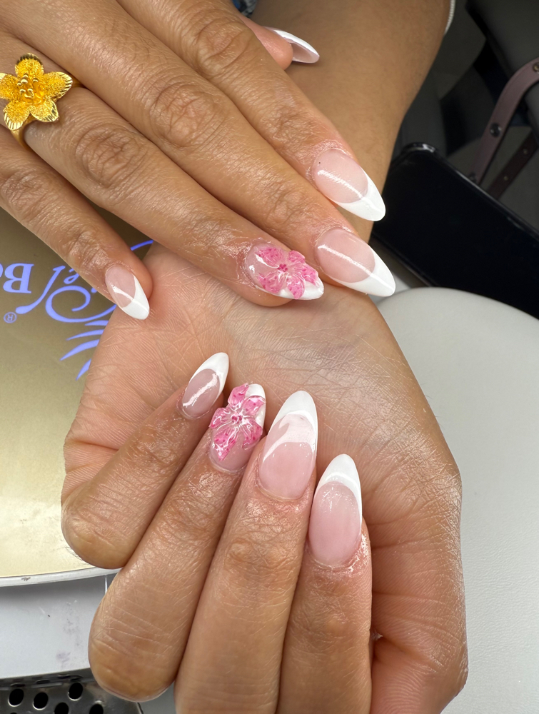 Acrylic Full Set With Gel