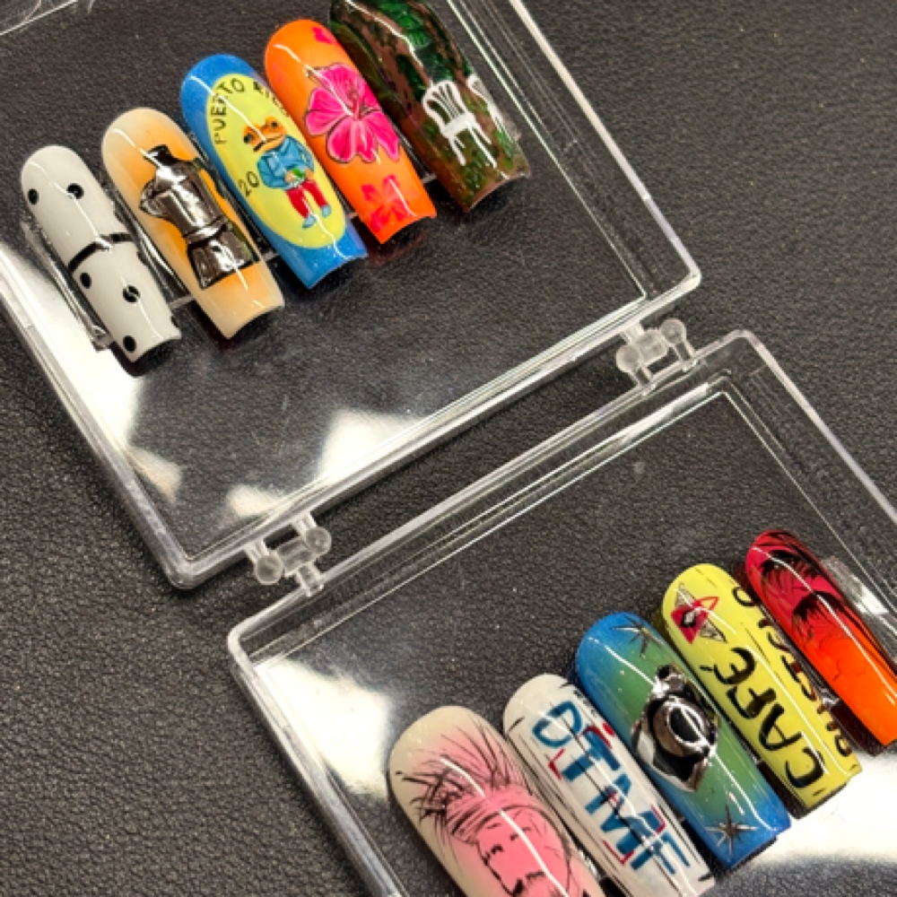 Press-On Application at Haus of Femme in Brooklyn, NY