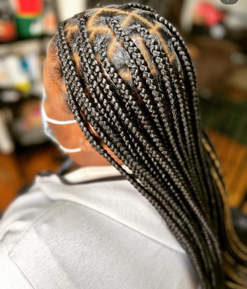 Medium Knotless Box Braids