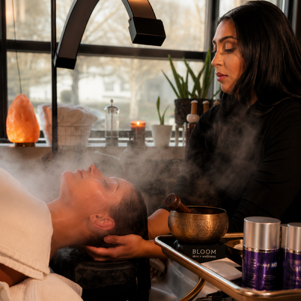 Crystal’s Facial + Scalp Ritual at BLOOM skin+wellness in Oxford, CT