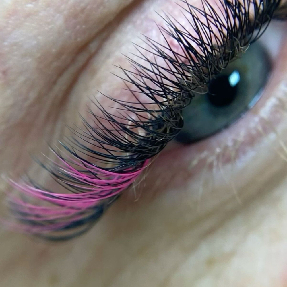 Colored Lashes at Everglow Beauty By Gabriella in albany, NY