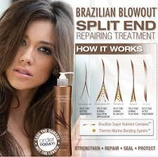 Brazilian Blowout Split End Correct