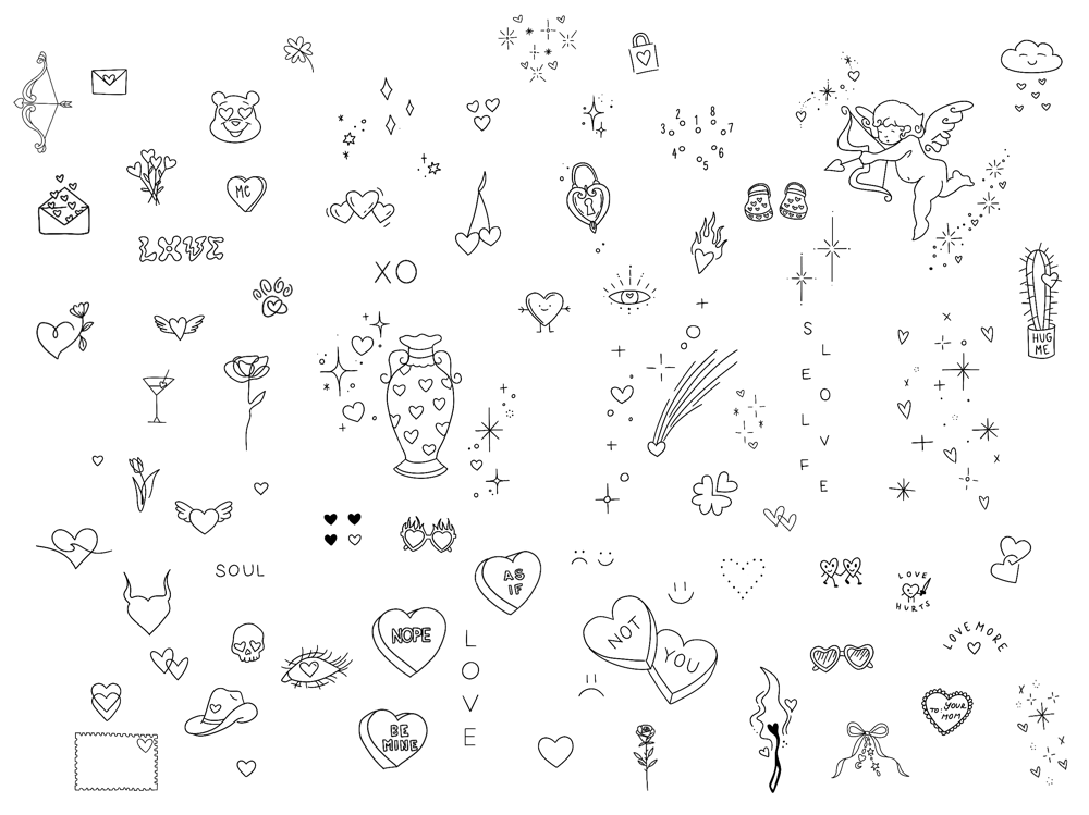 Valentines Flash Sheet