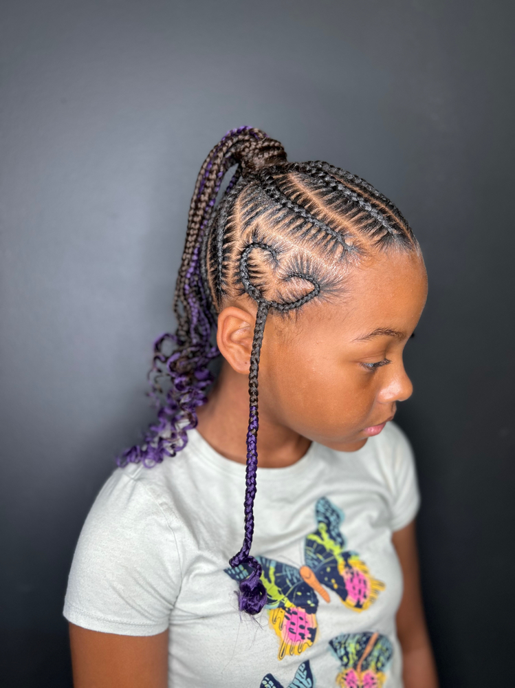 Kids Braided Ponytail