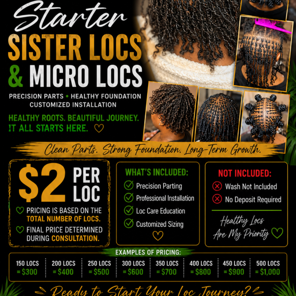 Starter Microlocs – $2 Per Loc at The Island Girl Collection LLC in hinesville, GA