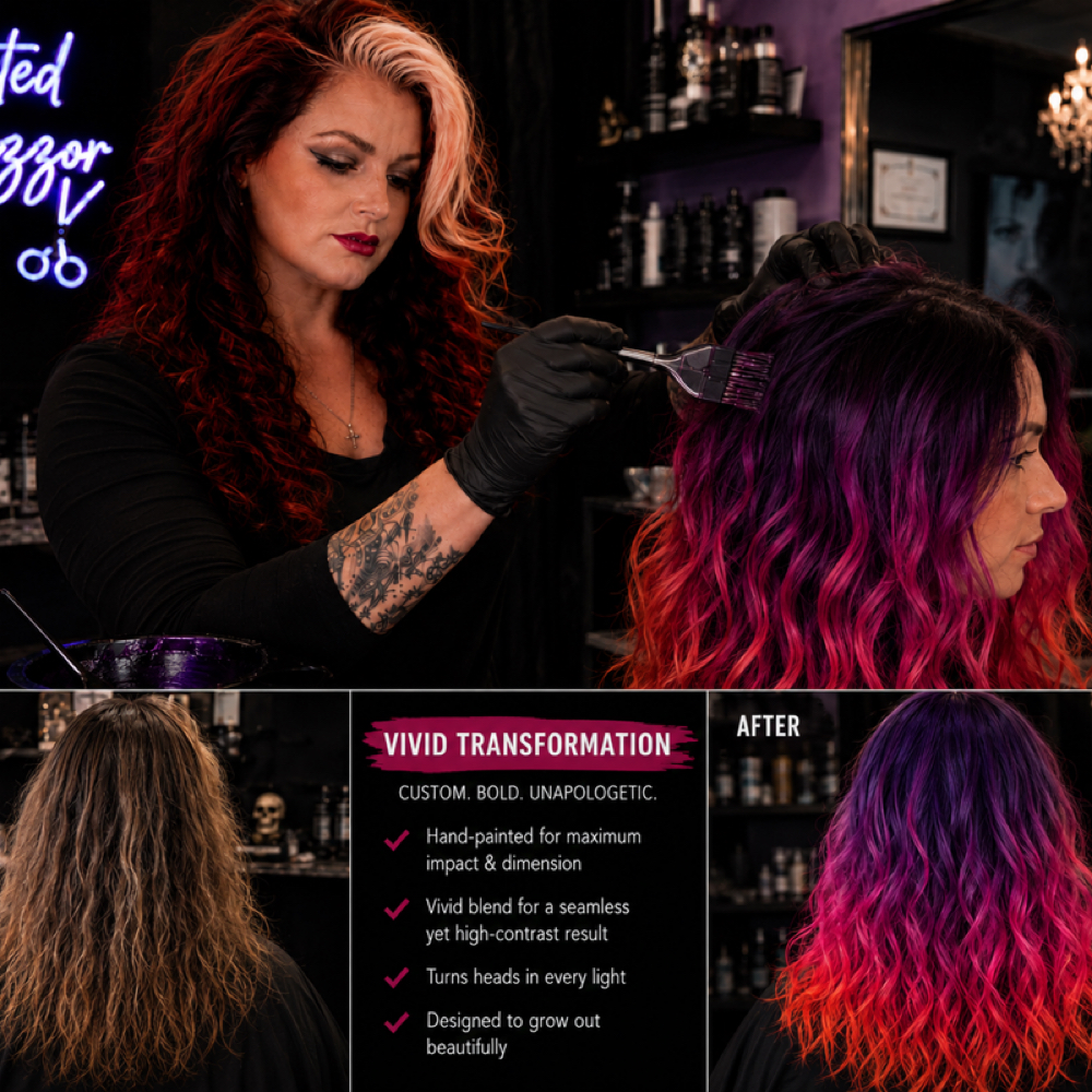 Vivid Transformation(Consultation) at Twisted Scizzors in Spanish Fort, AL