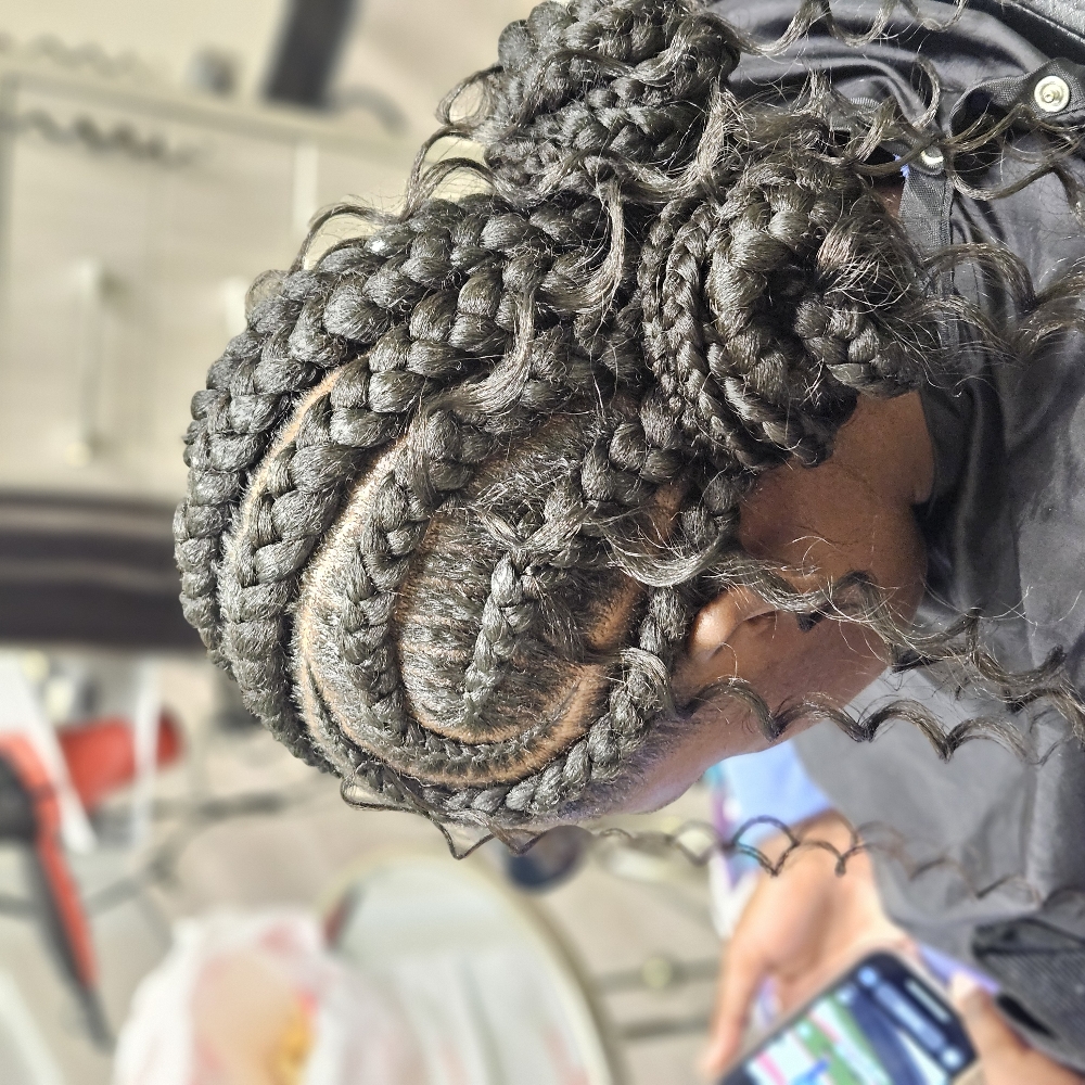 Scalp Braids/braided Styles For Kid