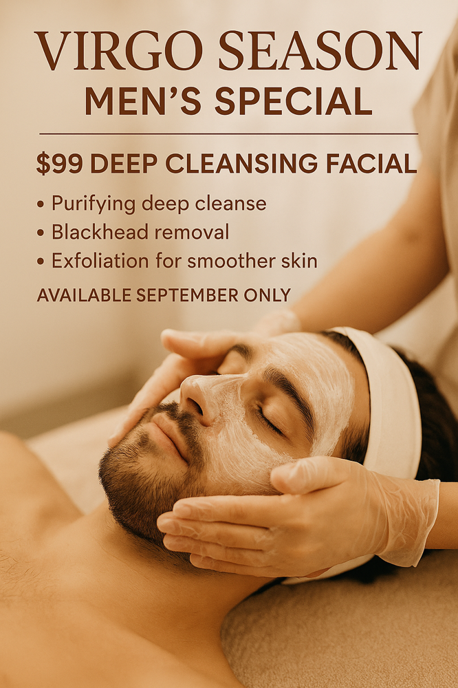 Mens $99 Deep Cleansing Facial