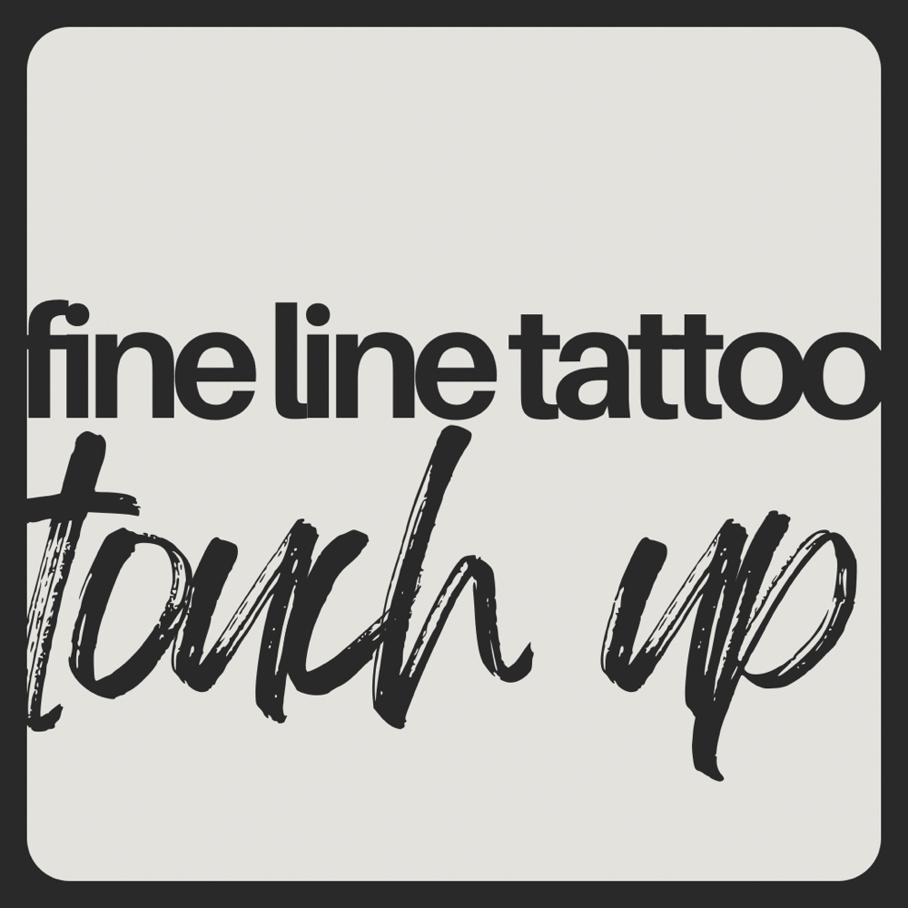 fine line tattoo TOUCH UP at chloe's cosmetics in Sacramento, CA