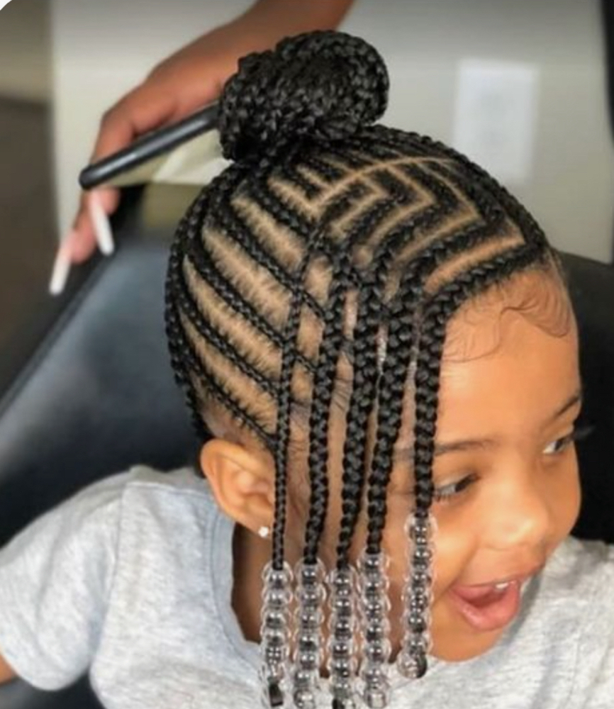 Smedium Natural Hair Cornrow