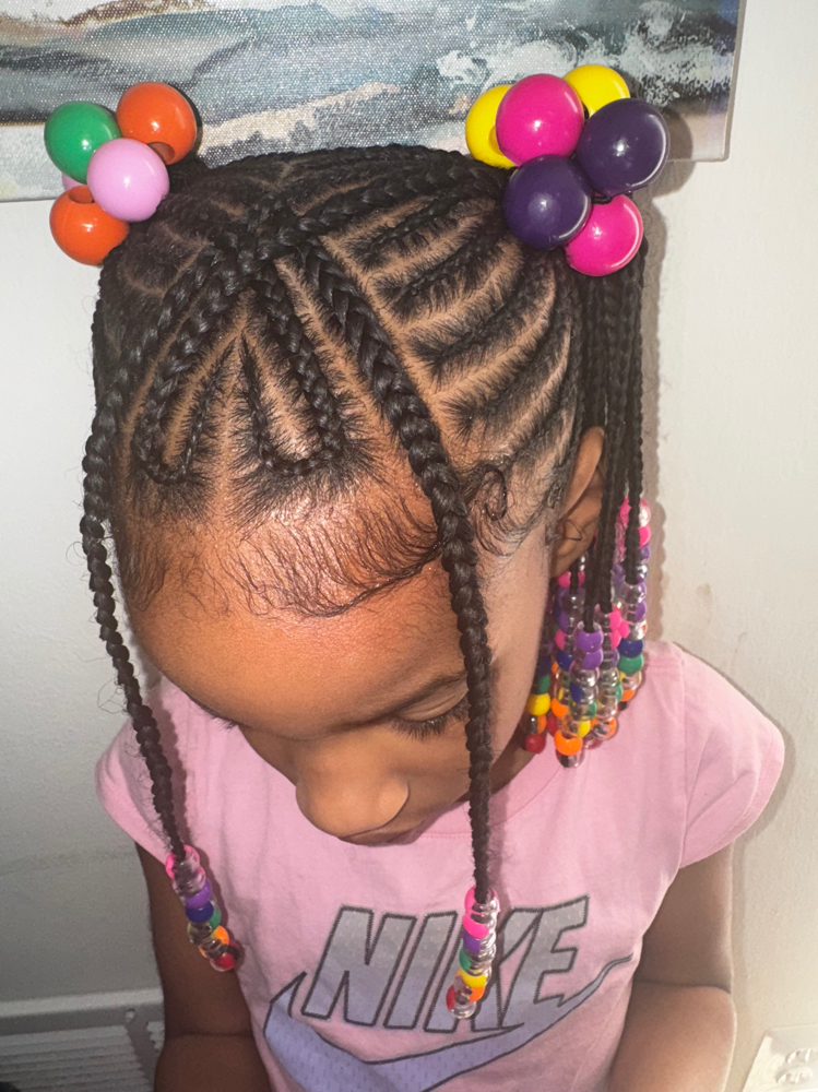 Smedium Natural Hair Cornrow