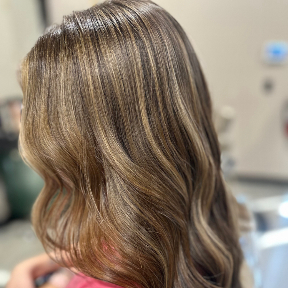 Partial Highlight at Modern Mane Hair Co in Spring, TX