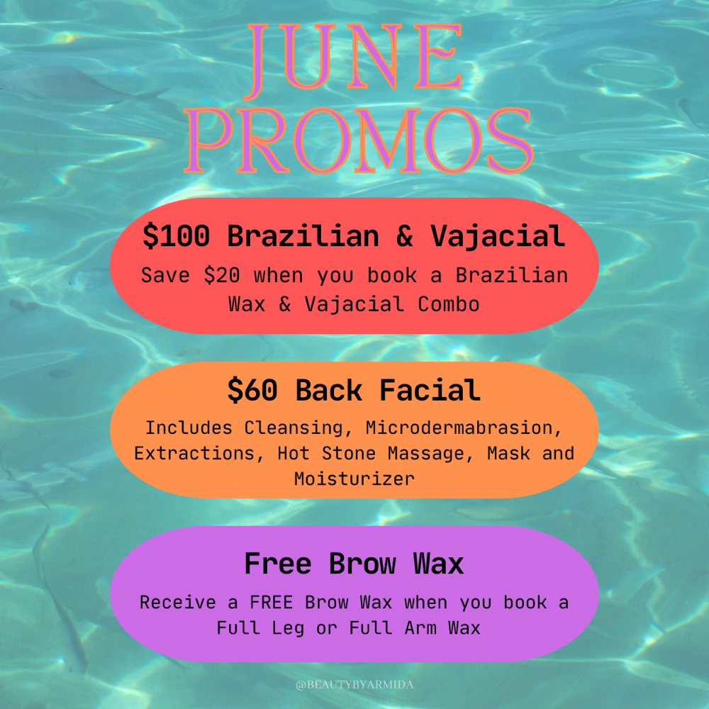 $100 Brazilian & Vajacial Promo