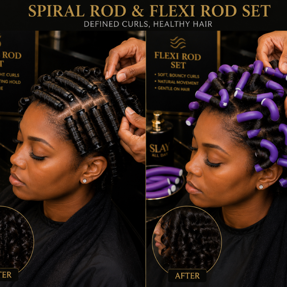 Spiral, Rod, Flexi Set at Amira’s Touch Salon in Sandy Springs Ga, GA
