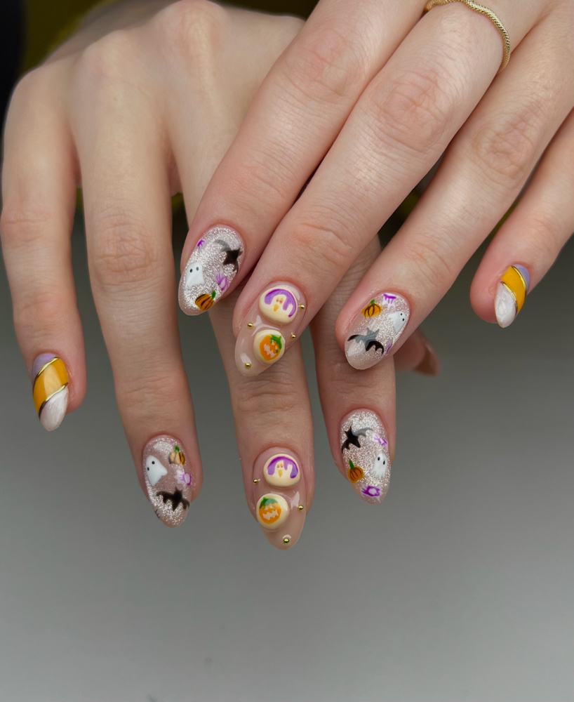 Gel-x Extension (full design) at CMR Nail Studio in New Milford, CT