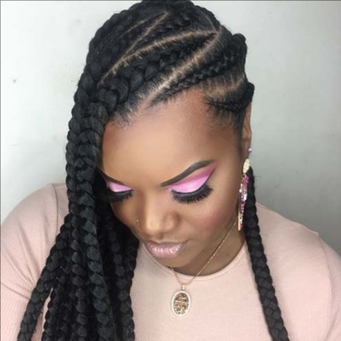 SIDE JUMBO FEEDING at Favourite Hair Braiding in Cantonsville, MD