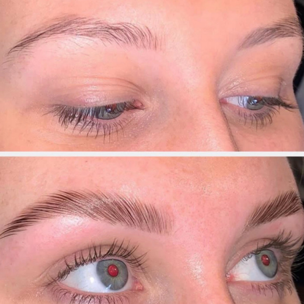 brow lamination at Belle House Salon & Aesthetics in Nashville, TN