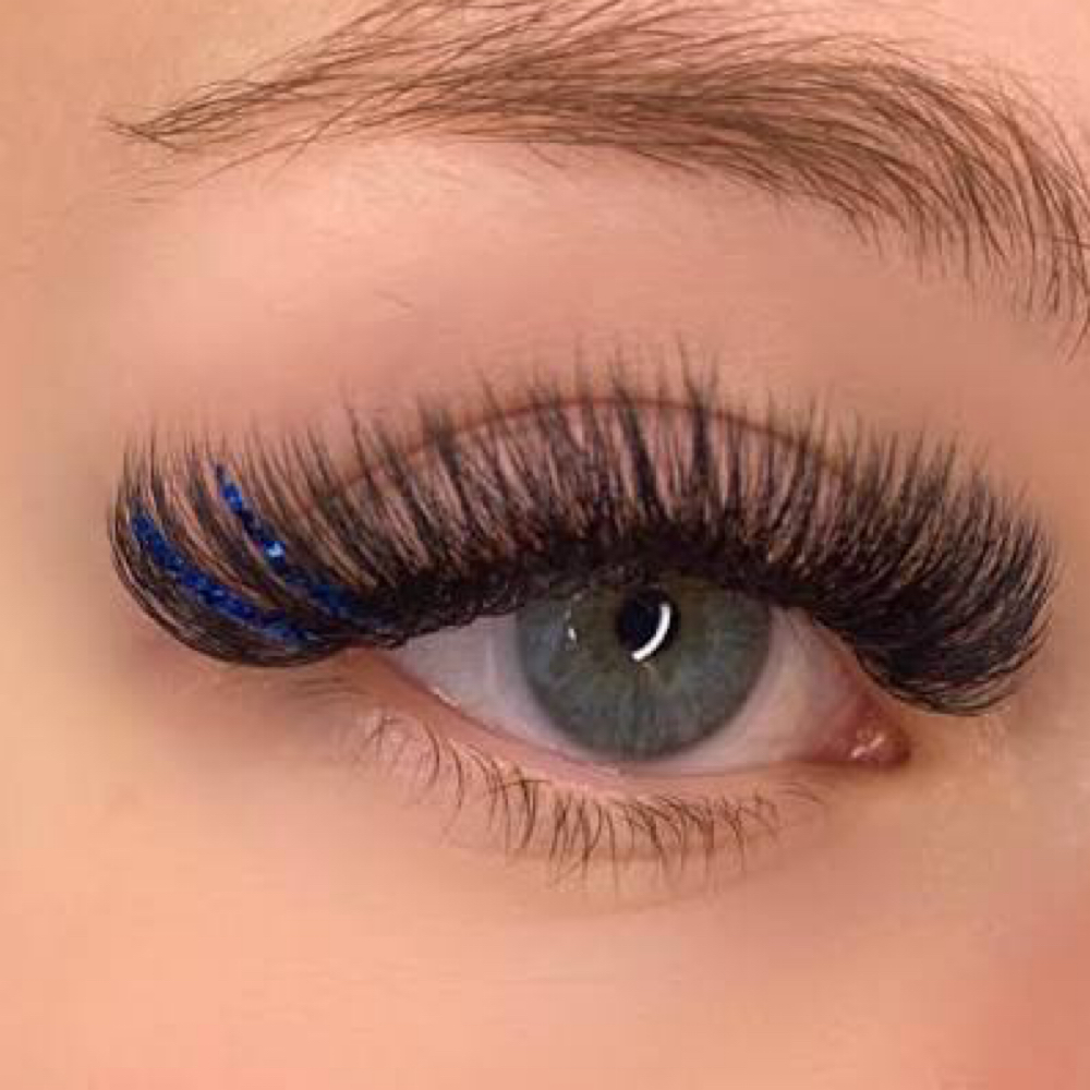 ADD ON: Colored / Glitter Lash Ext at The Beauty Room in Dundee, FL