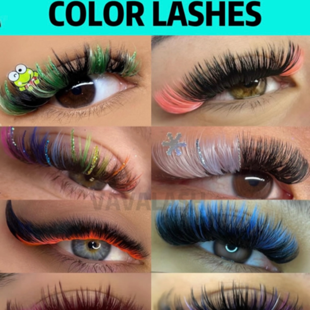 Color Lashes at Lux Beauty Esthétiques in Norcross, GA