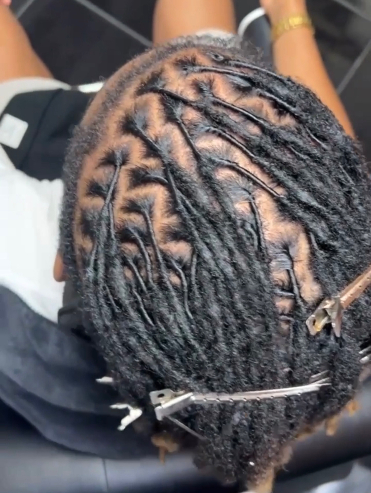 Half Head XSmall Loc Retwist