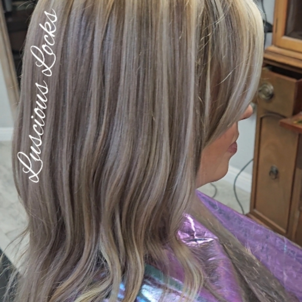 Partial Highlight at Luscious Locks SD in San Diego, CA