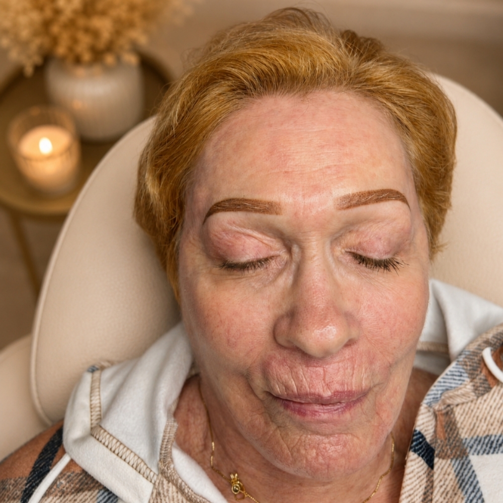 Brow touch up- up to 12 months at Waxing & Blading in Antioch, TN