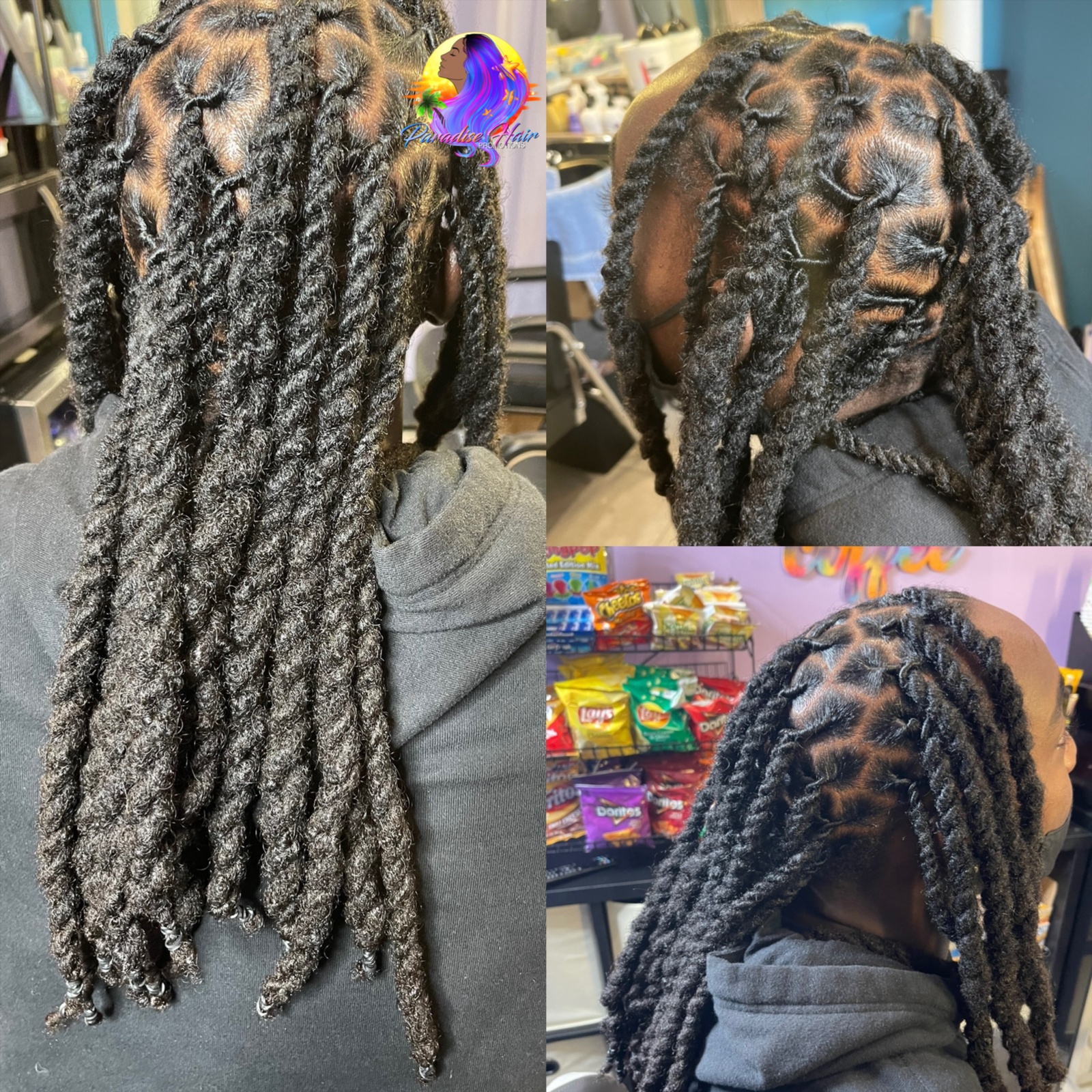 Men’s Loc Retwist at Paradise Hair Promotions in Bedford Heights, OH