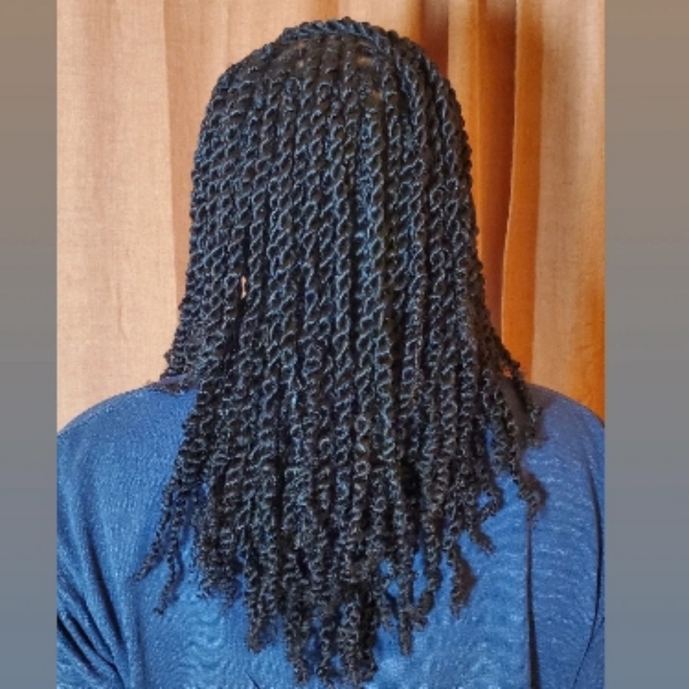Kinky twists at Ashleigh's Artistry in San Jose, CA