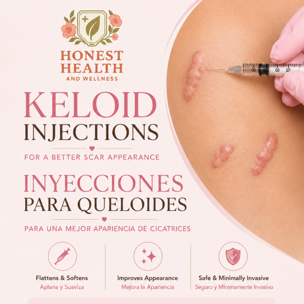 Keloid Injections at Honest Health and Wellness in Homestead, FL
